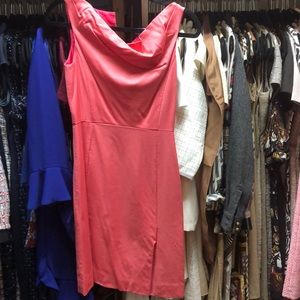 Gorgeous coral JCrew wool dress